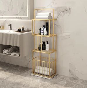 <span class=keywords><strong>Toallero</strong></span> ligero de lujo, <span class=keywords><strong>lavabo</strong></span> de pie, estante de almacenamiento de baño de mármol para el hogar, <span class=keywords><strong>toallero</strong></span> de almacenamiento para inodoro - Product Image 2