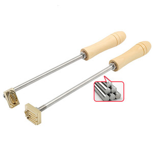 BBQ personalizzato inciso iscrizione metallo timbro di rame, torta di stampaggio a mano strumento di Branding - Product Image 2