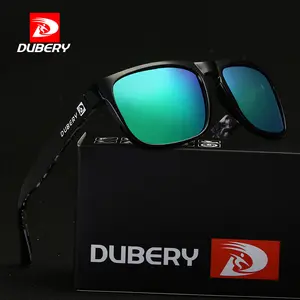 DUBERY 편광 미러 선글라스 남성 운전 남성 안경 음영 럭셔리 브랜드 디자이너 Oculos UV400 D730