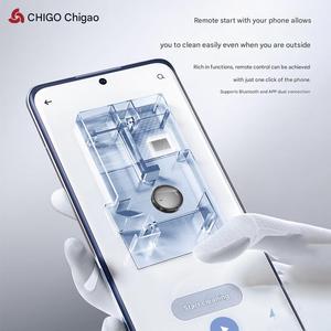 หุ่นยนต์กวาดบ้านอัตโนมัติอัจฉริยะ Chigo รุ่น ZGS-168 เครื่องดูดฝุ่นแบบไร้แปรงถ่าน ควบคุมผ่านแอปพลิเคชัน แรงดูด 1500Pa Smart Chigo Va - Product Image 6