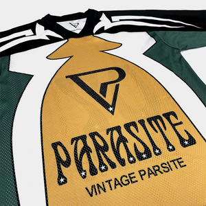 Camiseta de Fútbol Americano Retro Personalizada, Talla Grande, Transpirable, de Poliéster/Algodón, Secado Rápido, Anti-UV, Estilo Urbano, con Diseño de Empalme - Product Image 5