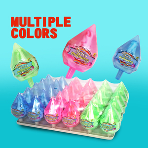 Piruleta de <span class=keywords><strong>caramelo</strong></span> duro con forma de <span class=keywords><strong>chupete</strong></span> personalizada al por mayor con juguete giratorio interactivo, rellenos a granel para bolsas de regalo infantiles, de fábrica - Product Image 1
