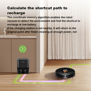 Robot aspirateur et serpillière LDS Liectroux T9, nettoyage humide et sec, vidage automatique, cartographie multi-étages, 6500 Pa, optimisation pour tapis, brosses anti-emmêlement - Product Image 6