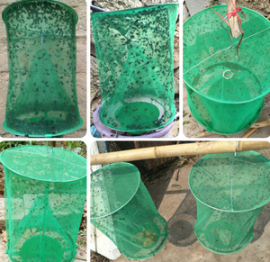 <span class=keywords><strong>Atrapamoscas</strong></span> plegable de nailon verde, trampa para moscas, Control de plagas - Product Image 5