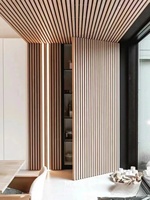 Panneau mural WPC pour salon, décoration intérieure, acoustique, bois, hôtel, best-seller, design graphique moderne, VANGO