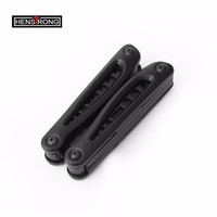 Pince multifonction 2-en-1 avec lampe torche LED, ensemble d'outils à main en acier inoxydable, boîte cadeau OEM, sac à outils pour usage domestique, portée d'éclairage de 500 m