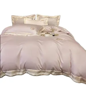 Oeko-tex 100% Cotton Bedding Duvet Cover Set Customized Comforter Bed Sheet Set Luxury Bedding Set Cotton