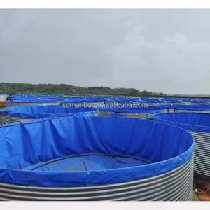 SDM nueva acuicultura grande al aire libre 10000l lona Artificial tanques de estanque de peces para piscicultura - Product Image 2