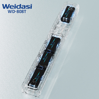 Lampe de poche LED portable rechargeable Weidasi, lampe de secours, lanterne de camping, charge USB