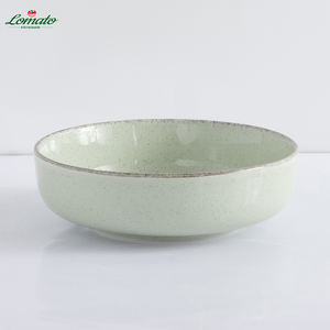 Artisan Classic Design Ensemble de 4 plateaux de service en céramique écologique Glaçure métallique Assiettes en porcelaine pour restaurant à domicile - Product Image 4