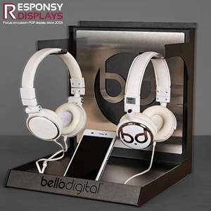 High Quality Design <b>Headphones</b> Headset Holder Display <b>Stand</b> Rack for Retail Store - Product Image 3