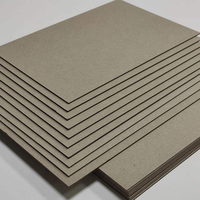 Wholesale Gray Board Customized Thickness Roll Raw Material Grey Chip Board 350gsm 400g 600g 900g 1000g 1200g Grey Paperboard