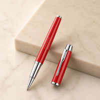 Stylo Roller en Métal Personnalisé avec Logo, Gravure OEM, Cadeau d'Entreprise Haut de Gamme, Stylo d'Affaires Premium pour Employés et Cadres