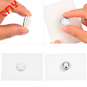 Đường Kính Thẻ Tên Nam Châm 1.7Cm/0.67 Inch Giá Đỡ Thẻ Tên Dính Tròn Có Hộp Nhựa Đựng Tên Và Vòng Tròn Xấu - Product Image 5