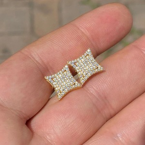 Orecchini a Perno Geometrici a Rombo per Donne, Stile Francese, Accessori per Orecchie da Indossare Quotidianamente - Product Image 6