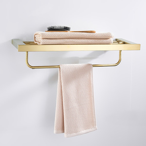 Ensemble d'accessoires de salle de bain en or brossé, ensemble de matériel de salle de bain en or brossé - Product Image 1