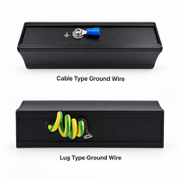 Parafoudre Gigabit PoE en alliage de magnésium et d'aluminium, protection complète 8 fils CAT5 CAT6, certifié CE RoHS, protection contre la foudre pour télécommunications