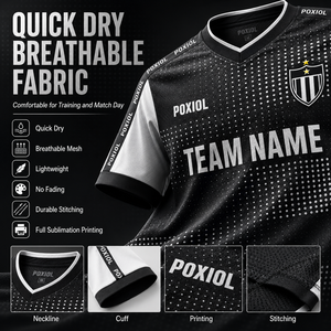 Maillots de football personnalisés 2026 – Kits d'entraînement respirants, ensembles d'uniformes de football sublimés OEM, maillots de football à séchage rapide - Product Image 4