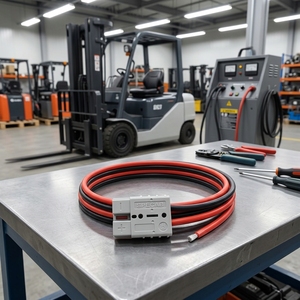 Connecteur industriel de type SB50 50A avec faisceau de câbles en cuivre flexible de 16 mm² Classe 5 pour systèmes de connexion de batteries de secours UPS - Product Image 6