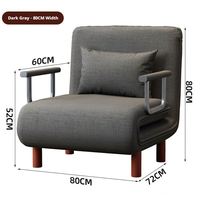 Sofá Cama Plegable de Lujo Ligero, Doble Uso, con Almacenamiento Extraíble, Convertible, para Sala de Estar