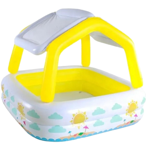 Piscine gonflable pour bébé en PVC de haute qualité et bassin de loisirs aquatiques pour enfants, idéal pour les nouveau-nés - Product Image 1
