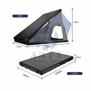 DIY Trailer Parts Aluminum Triangle Roof Top <b>Tent</b> for Ute Tray and Canopy - Product Image 1