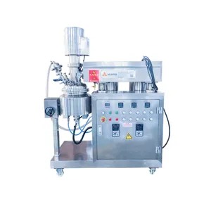 Yekeey Cosmetic Mixer Vacuum Homogenizer Emulsifier Cream and Washing Gel Mixer Machine