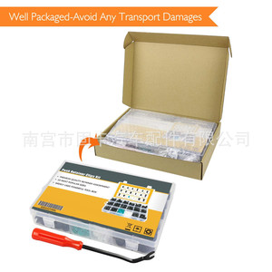 Kit de Sujetadores para Auto, 360 Piezas, Clips de Plástico para Reparación de Automóviles con Herramientas y Bridas para Cables - Product Image 3