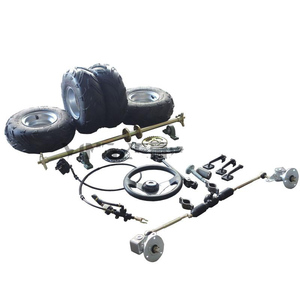 GO KART KARTING Quad Sterzo Cremagliera Swingarms Tirante Dello Sterzo Ruota Pompa Freno 7 Pollici Ruote ATV UTV 1M Asse Posteriore - Product Image 1
