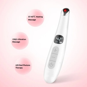 Máquina de Masaje Ocular con Terapia de Luz Roja Recargable, Compresión Caliente y Vibración - Product Image 3