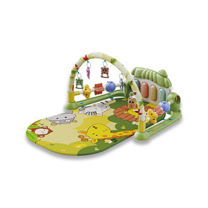 Tapis d'éveil doux pour enfants avec <span class=keywords><strong>piano</strong></span> à pédales et hochets suspendus, tapis de jeu pour bébé - Product Image 1
