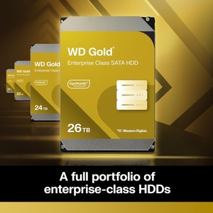 26TB Gold Enterprise Class <b>Internal</b> <b>Hard</b> <b>Drive</b> HDD 7200 RPM 6 Gb/s 512 MB 3 5" WD261KRYZ for WD261KRYZ Western D - Product Image 2