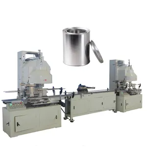 Automatico 1-5 L Cilindro Tondo Vernice Chimica Barattolo di latta Linea di Produzione delle Attrezzature Per Fabbricare