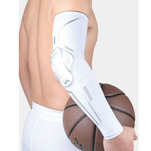 Manchon de compression pour coude avec logo personnalisé, support de bras avec coussinet pour le basketball, le volleyball et le soulagement de la douleur liée à la tendinite - Product Image 3