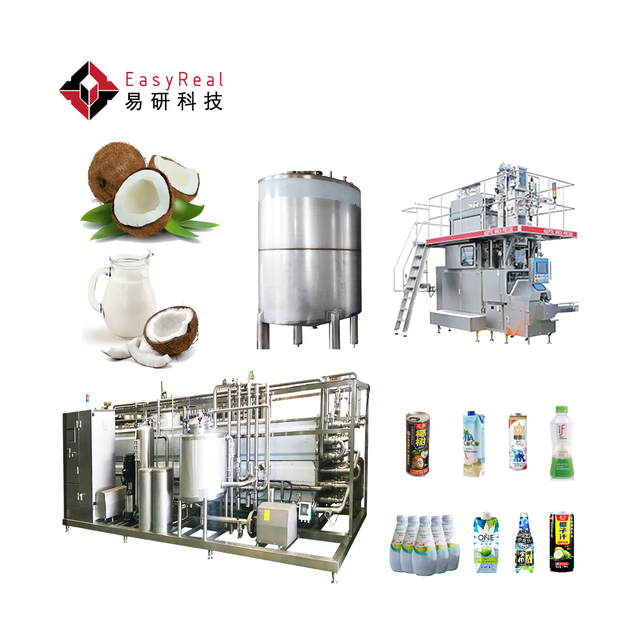 High Structure Coconut Milk Drink Making Line Production Machine Coconut Water Processing