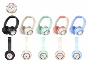 Casque d'écoute sans fil <span class=keywords><strong>pour</strong></span> enfants Glow Light Cat Ear Stereo Bass for <span class=keywords><strong>Gamer</strong></span> Girls <span class=keywords><strong>PC</strong></span> Phone Music DJ Sports Aviation Use Children's Gift - Product Image 6