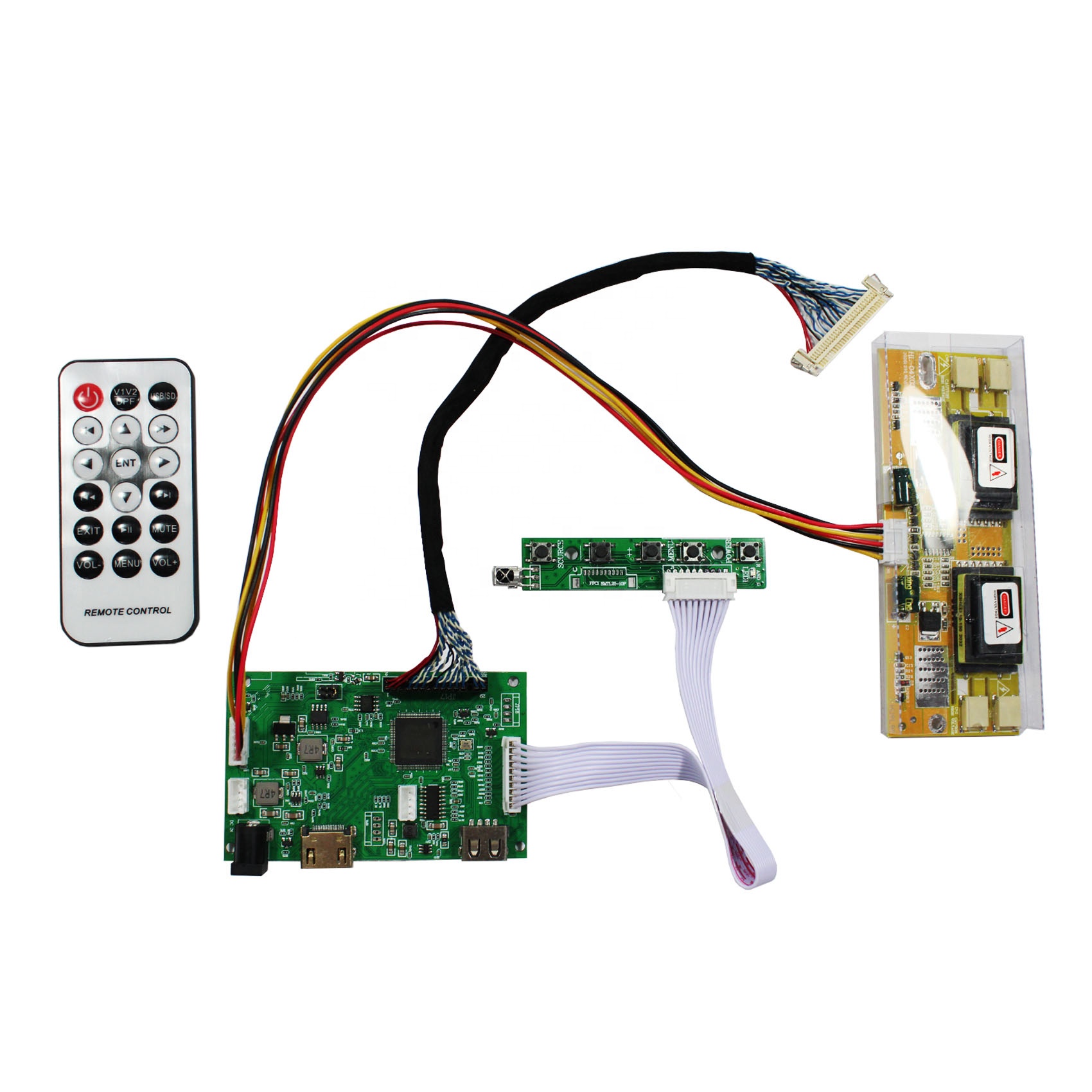 HD-MI LCD Controller Board Work With 17inch 19inch 1280x1024 4CCFL 30Pin LVDS LCD M170EG01 M170EN01 LM170E03 LM190E02 LTM190E4