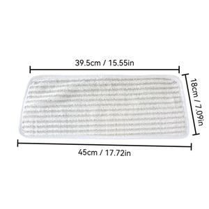 Accessoires pour <span class=keywords><strong>nettoyeur</strong></span> <span class=keywords><strong>vapeur</strong></span> en microfibre, pièces compatibles avec <span class=keywords><strong>Vileda</strong></span> Steam XXL, tampons de nettoyage en profondeur réutilisables et lavables - Product Image 2