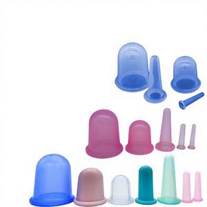 <span class=keywords><strong>Kit</strong></span> de ventouses en silicone professionnel pour thérapie par aspiration sous vide, massage corporel et facial, soulagement des douleurs musculaires, réduction de la <span class=keywords><strong>cellulite</strong></span> - Product Image 4