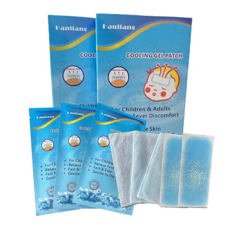 Hot bán sản phẩm mới làm mát miếng gel thơm mát vá giảm sốt làm mát Tấm gel pad