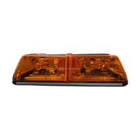 Mini Barra de luz de emergencia giratoria de alta calidad de 20 pulgadas y 25 pulgadas con bombilla de 35W en el interior de DC12V o 24V ámbar o transparente TBD1716