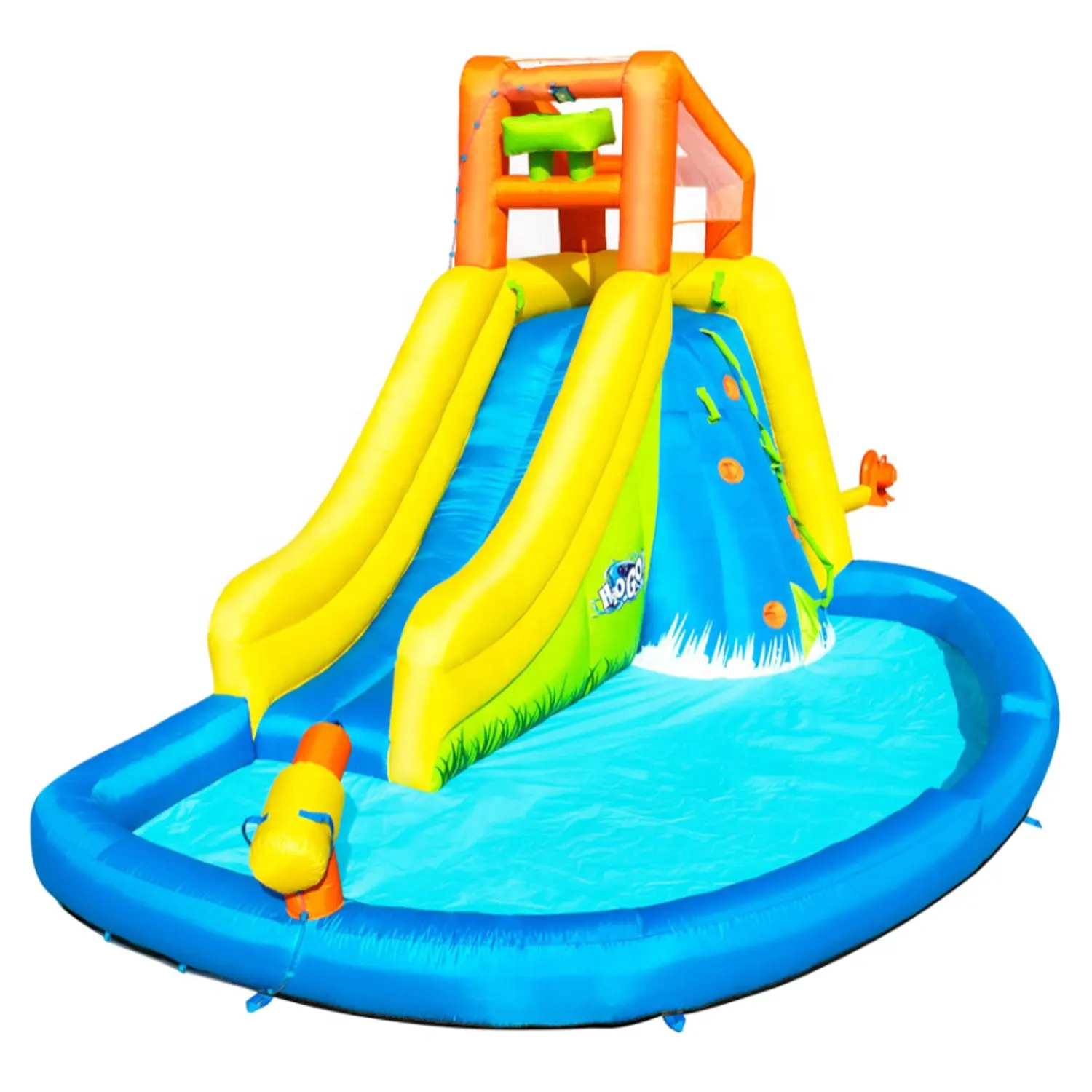 Bestway 53345 14'3 "x 9'5" x 8'9 "बच्चों Inflatable तैरने का तालाब पूल मेगा पानी पार्क स्विमिंग पूल