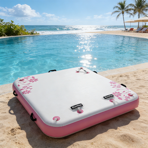 Plataforma Flotante Inflable Portátil para <span class=keywords><strong>Lago</strong></span>, <span class=keywords><strong>Piscina</strong></span>, Fiestas, Yoga y Pesca - Product Image 2