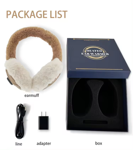 Chauffe-<span class=keywords><strong>oreille</strong></span> électrique sans fil, <span class=keywords><strong>cache</strong></span>-oreilles avec batterie Li-ion 2000 mAh pour le ski, le vélo, la pêche, la randonnée en hiver froid - Product Image 6