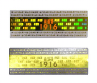 Autocollant hologramme, garantie d'hologramme, emballage de sécurité en stickers