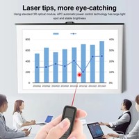 Presentador Inalámbrico de 2.4GHz, Lápiz Presentador para PowerPoint, Control Remoto RF B1 USB, Puntero, Lápiz para Presentaciones, Proyector, Presentador PPT