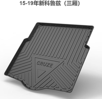 Jourm - Tapetes de Piso TPE para Chevrolet Cruze Modelos 2017-2018 (Sedán, 1.5L/1.4T, Gasolina) Modelos con Volante a la Izquierda