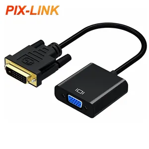 Full HD 1080P DVI 24+1 Pin Male to VGA 15Pin Female Cable Video Converter for monitor dvi to vga Adapter Cable