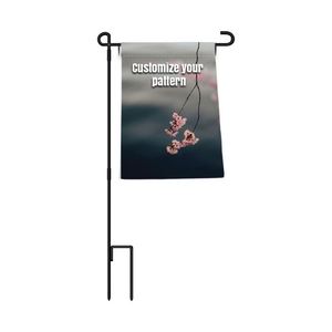 Wholesale Custom Logo Printed 12x18 Garden <b>Flag</b> Burlap Polyester <b>for</b> Outdoor Use - Product Image 1