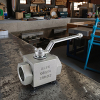 Vanne à soupape hydraulique KHB de haute qualité, alimentation directe usine, raccord G3/8 pouce, bidirectionnelle, personnalisation OEM prise en charge
